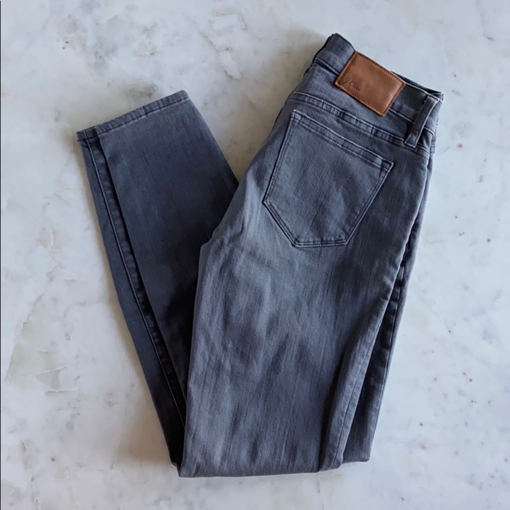 J. Crew Toothpick Gray Jeans